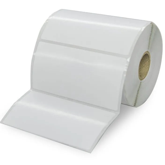 Rolo de Etiquetas Couche Adesivo 100mm x 50mm - 1 Coluna - 90 metros (10 unidades)