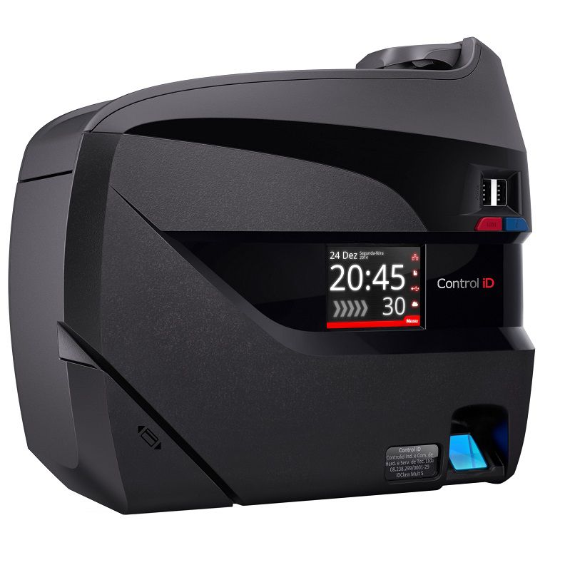 Relógio Eletrônico de Ponto Control ID iDClass 373 (Biometria + Proximidade) - Sem Impressão