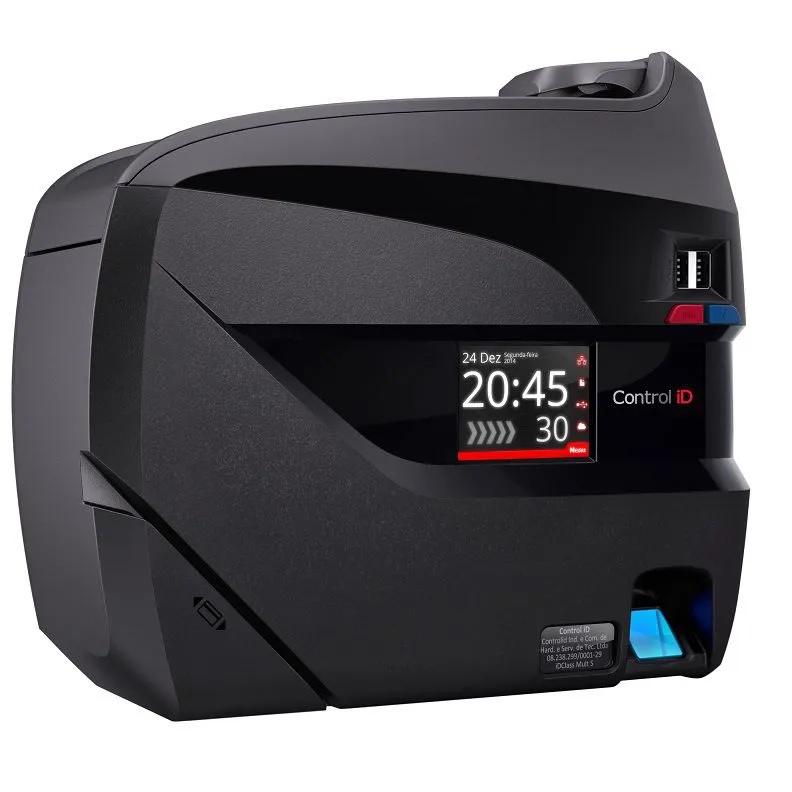 Relógio Eletrônico de Ponto Control ID iDClass Multi (Biometria + Código de Barras + Proximidade) - ASK