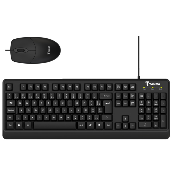 Kit Teclado Tanca TMK-101 + Mouse Tanca TMK-100