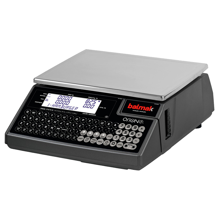 Balança Etiquetadora Balmak Orion 1 Plus Ethernet (6kg/15Kg/30Kg)
