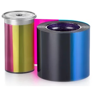 Ribbon Colorido YMCKT Datacard para Cartões DS2